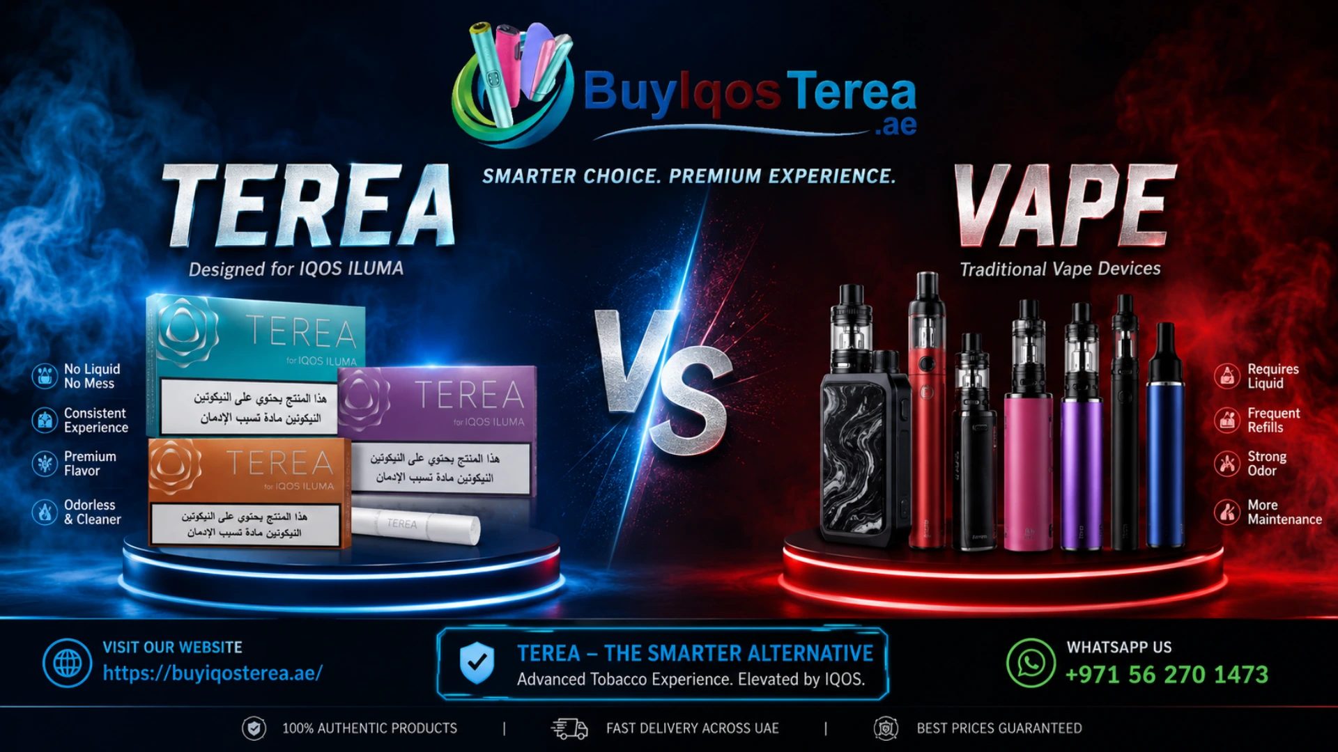 Terea vs Vape in Dubai: What’s the Difference and Which Should You Choose?