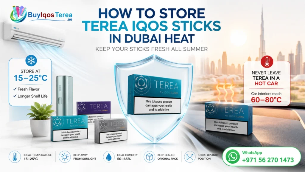 how to store Terea sticks