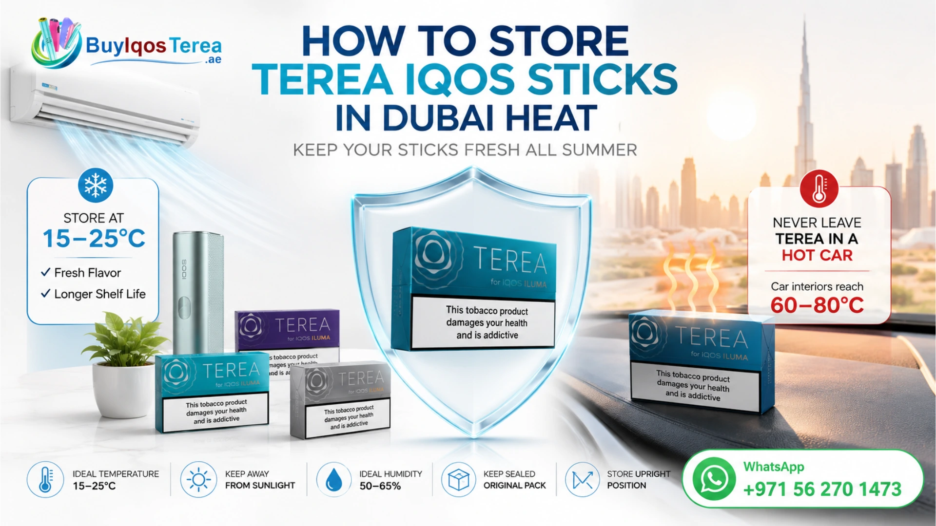 how to store Terea sticks