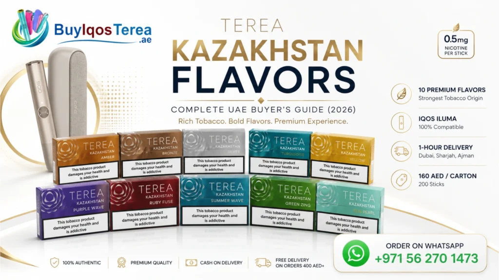 terea kazakhstan flavors complete guide uae buyers price taste